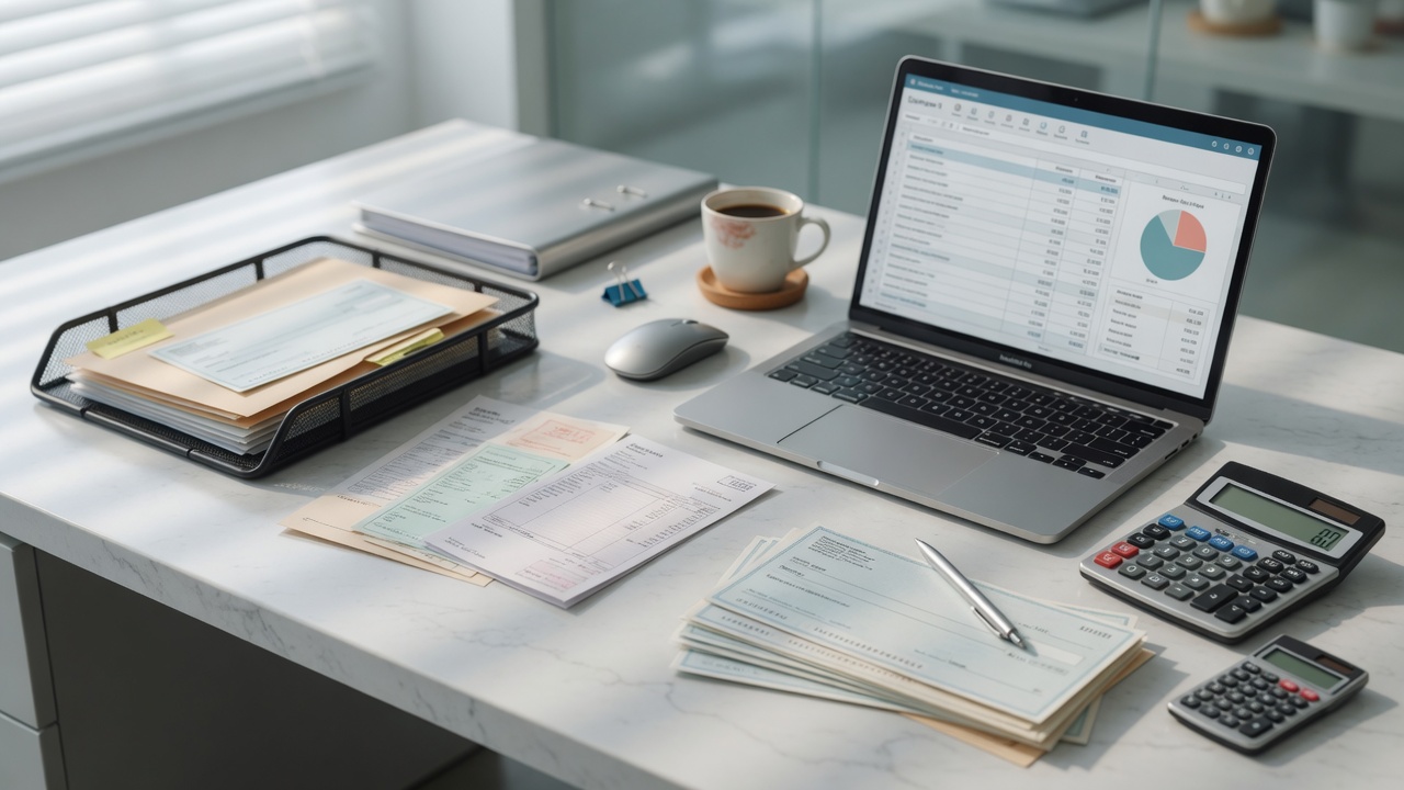 Expense Payees, Line Items, and Check Runs That Match the Bank